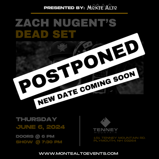 POSTPONED // ZACH NUGENT AT TENNEY (6.6.2024)